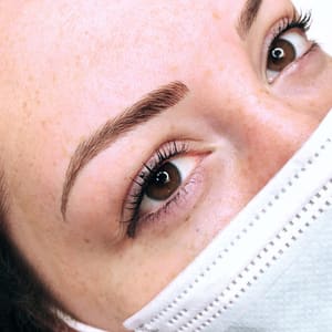 Eyebrow Tattoo result by Dermadesign Beauty Studio in Allentown, PA