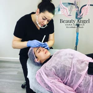 Eyebrow Tattoo result by Dermadesign Beauty Studio in Allentown, PA