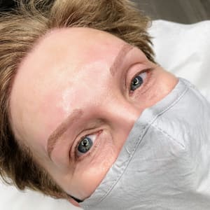 Eyebrow Tattoo result by Dermadesign Beauty Studio in Allentown, PA