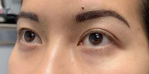 Eyebrow Tattoo result by Dermahue Total Wellness Studio in Henrico, VA