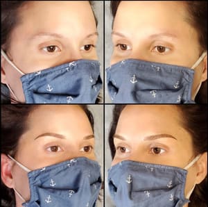 Eyebrow Tattoo result by Dermal Art by Lisa in San Pedro, CA