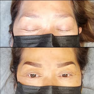 Eyebrow Tattoo result by Dermal Art by Lisa in San Pedro, CA