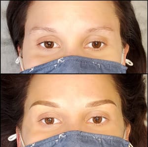 Eyebrow Tattoo result by Dermal Art by Lisa in San Pedro, CA