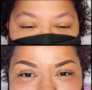 Eyebrow Tattoo result by Dermal Art by Lisa in San Pedro, CA
