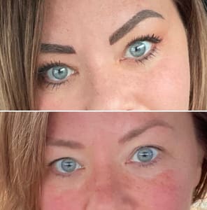 Eyebrow Tattoo result by Dermasology in Glastonbury, CT