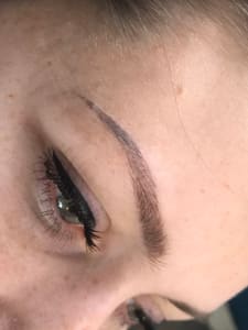 Eyebrow Tattoo result by Dermatech Permanent Cosmetics in Wenatchee, WA