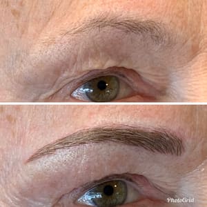 Eyebrow Tattoo result by Dermatech Permanent Cosmetics in Wenatchee, WA