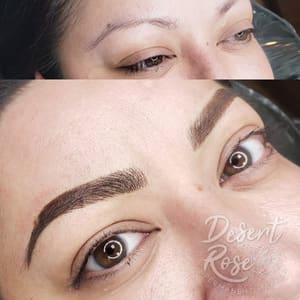 Eyebrow Tattoo result by Desert Rose Permanent Makeup in Las Vegas, NV