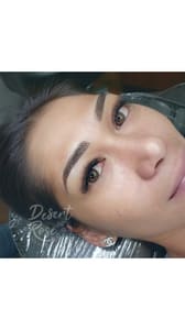 Eyebrow Tattoo result by Desert Rose Permanent Makeup in Las Vegas, NV