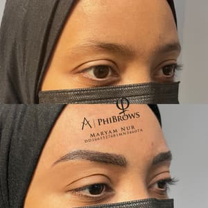Eyebrow Tattoo result by DESIGN ME Brows in Maple Grove, MN