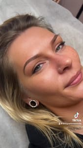 Eyebrow Tattoo result by Designer Brow Studio in Canton Township, MI
