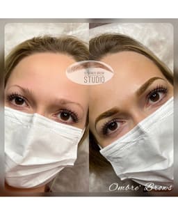 Eyebrow Tattoo result by Designer Brow Studio in Canton Township, MI
