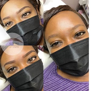 Eyebrow Tattoo result by Designer Brow Studio in Canton Township, MI