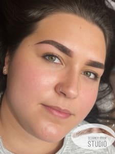 Eyebrow Tattoo result by Designer Brow Studio in Canton Township, MI
