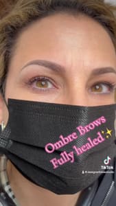 Eyebrow Tattoo result by Designer Brow Studio in Canton Township, MI