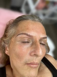 Eyebrow Tattoo result by Desire Ink X JF Beauty in San Diego, CA
