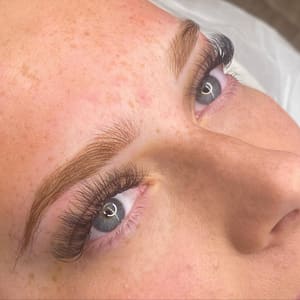 Eyebrow Tattoo result by Desthetics in Marietta, OH