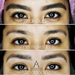 Eyebrow Tattoo result by Diamond Brows Microblading, Body and Beauty in Fresno, CA