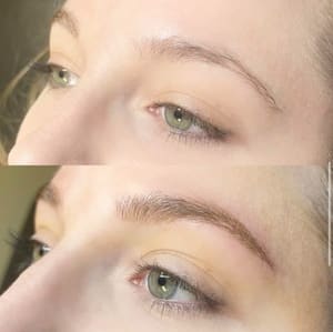 Eyebrow Tattoo result by Diamond In the Sky in Leland, NC