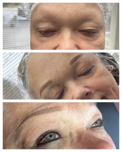 Eyebrow Tattoo result by Diamond Ink permanent cosmetics in Struthers, OH