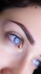 Eyebrow Tattoo result by Diamond Lash & Facials & Microblading Permanent-Makeup Training Inc in Staten Island, NY
