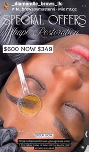Eyebrow Tattoo result by Diamond Le Brows LLC in Yardley, PA