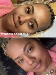 Eyebrow Tattoo result by Diamond Le Brows LLC in Yardley, PA