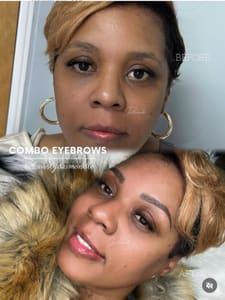 Eyebrow Tattoo result by Diamond Le Brows LLC in Yardley, PA
