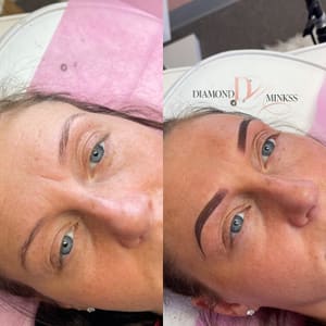 Eyebrow Tattoo result by Diamond Minkss in Blue Ash, OH