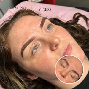 Eyebrow Tattoo result by Diamond Minkss in Blue Ash, OH