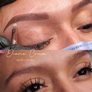 Eyebrow Tattoo result by Diana Cruz Brows Studio in Plantation, FL