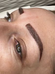 Eyebrow Tattoo result by Diana Pineda Beauty & Spa in Greenacres, FL