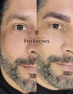 Eyebrow Tattoo result by Diana Rosa's Brows in Houston, TX