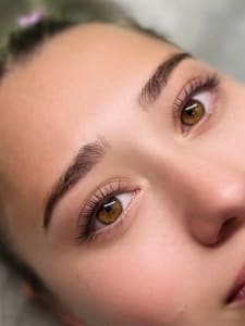 Eyebrow Tattoo result by DIANA STUDIO - Brazilian wax and brow specialist in Homestead, FL