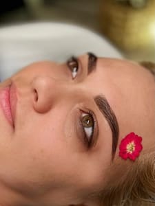 Eyebrow Tattoo result by DIANA STUDIO - Brazilian wax and brow specialist in Homestead, FL