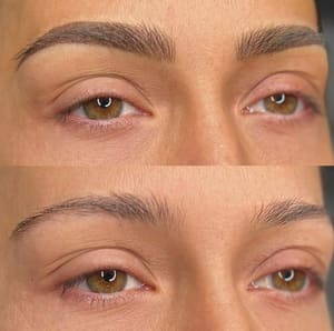 Eyebrow Tattoo result by Diane's Permanent Makeup & Eyelash Extensions in East Greenwich, RI