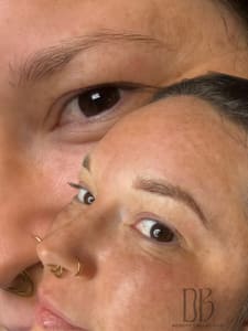 Eyebrow Tattoo result by Die Beautiful Beauty Collective in Bremen, GA