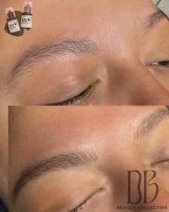 Eyebrow Tattoo result by Die Beautiful Beauty Collective in Bremen, GA