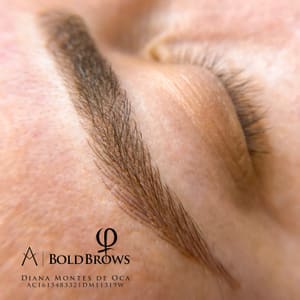 Eyebrow Tattoo result by Diny Brows Studio in Miami, FL