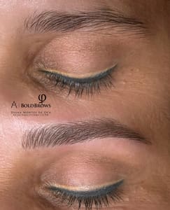 Eyebrow Tattoo result by Diny Brows Studio in Miami, FL