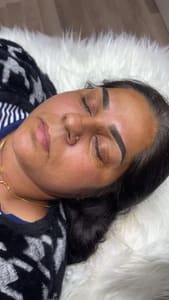 Eyebrow Tattoo result by Diosa Ink & Academy (Microblading & Fine line Tattoo Academy) in Rialto, CA