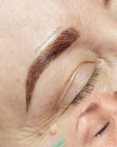 Eyebrow Tattoo result by Discover Beauty Spa LLC in Lancaster, TX