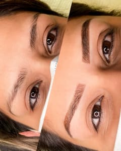 Eyebrow Tattoo result by Discover Beauty Spa LLC in Lancaster, TX