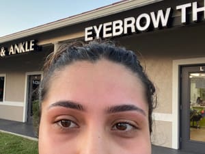 Eyebrow Tattoo result by Disha's Eyebrow Threading and Skincare in Jupiter, FL