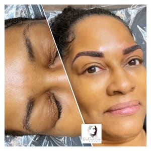 Eyebrow Tattoo result by Distinctive Strokes in Richmond, TX