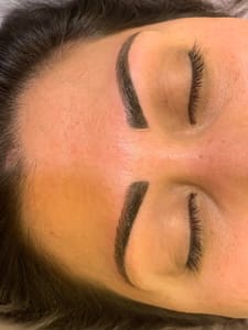 Eyebrow Tattoo result by Diva Salon in Santa Ana, CA