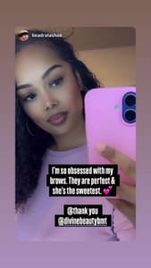 Eyebrow Tattoo result by Divine Beauty Bmt in Beaumont, TX