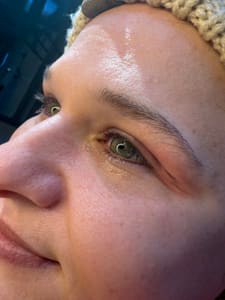 Eyebrow Tattoo result by Divine Beauty Design LLC in Christiansburg, VA