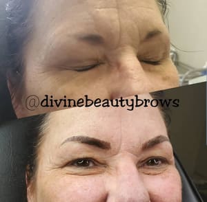 Eyebrow Tattoo result by Divine Beauty - Microblading in Sacramento, CA