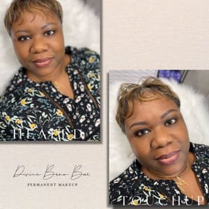 Eyebrow Tattoo result by Divine Brow Bar in Richlands, NC